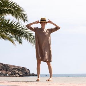 NotPerfectLinen January dress, size small